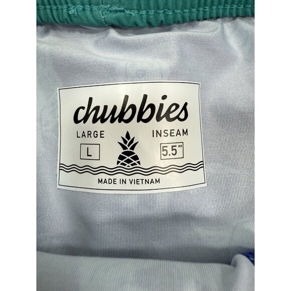 Chubbies Mens Shorts Size Large 5.5" Inseam Lined Brief Liner Athletic Hybrid - Picture 13 of 16